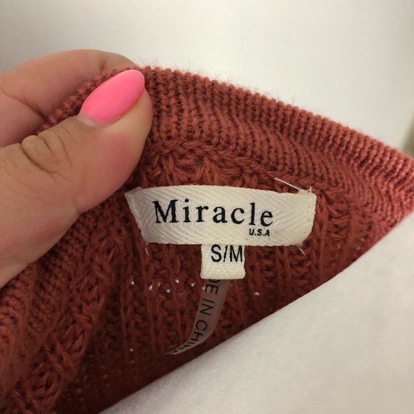 Miracle U.S.A Lace up Sweater - Picture 6 of 7